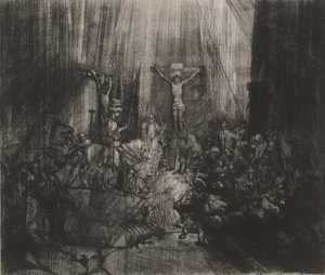 The Three Crosses by Rembrandt van Rijn
